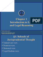 Introduction To Law and Legal Reasoning