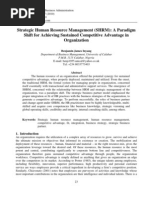 Download Strategic Human Resource Management SHRM - A Paradigm Shift Fir Achieving Sustained Competitive Advantage in Organization by Ratna Mukhopadhyay SN56056985 doc pdf