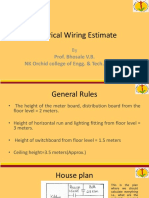 Electrical Wiring Estimate