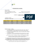 Itinerario Aeromexico.