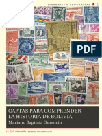 Cartas Para Comprender La Historia de Bolivia - Mariano Baptista