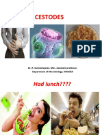 Cestodes: Dr. R. Someshwaran, MD., Assistant Professor, Department of Microbiology, KFMS&R