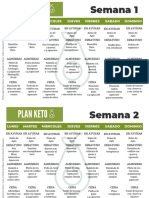 Plan Keto Menú