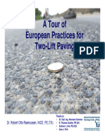 A Tour of European Practices For Two-Lift Paving: Dr. Robert Otto Rasmussen, INCE, PE (TX)
