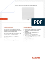 Point-to-Point Radio - Data Sheet (RW2000/ODU/Alpha/F35/UNI/INT/500M)