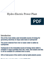 Hydro-Electric Power Plant