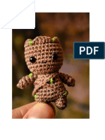 Crochet Baby Groot Amigurumi Free Pattern