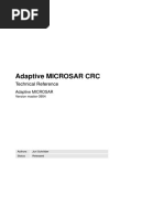 Adaptive MICROSAR CRC: Technical Reference