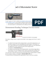 How To Read A Micrometer Screw Gauge and Vernier Calipers