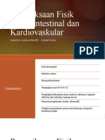 Pemeriksaan Fisik Gastrointestinal Dan Kardiovaskular