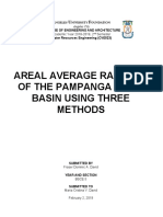 David Areal Average Rainfall of The Pampanga River Basin Using Three Methods