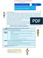 COM EdA 4 - 4to 1 Ficha - Reflexionamos Sobre El Derecho de Expresarnos Haciendo Uso de Una Lengua