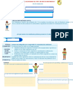 COM EdA 3 - 4to 1 Ficha - Leemos Una Infografía para Comprender La Contaminación Ambiental