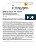 Impact and Analysis of Performance Appraisal On Employee's Motivation and Its Effects On Employee Retention in Banking Sector in COVID-19