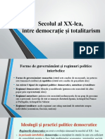 Prezentare - Secolul XX - Intre Democratie Si Totalitarism