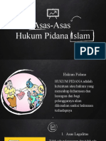 Asas-Asas Hukum Islam - Asas Pidana Islam (Autosaved)