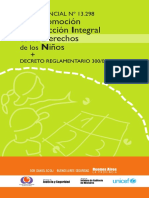 Ley Provincial de La Promocion y Proteccion Integral de Los Derechos de Los Ninos Ndeg13.298
