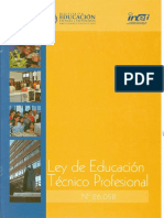 Ley Ed. Tecnico Profesional Nº26058-05