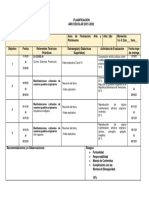 Plan de Lapso Arte y Patrimonio