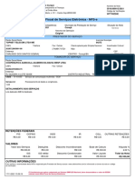 NFS-e de serviço de link dedicado 4MB