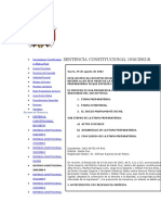 Sentencia Constitucional 1036/2002-R: Resumen de Sentencias