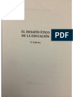 El Desafio Ético de La Educación