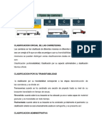 Clasificacion Oficial de Las Carreteras