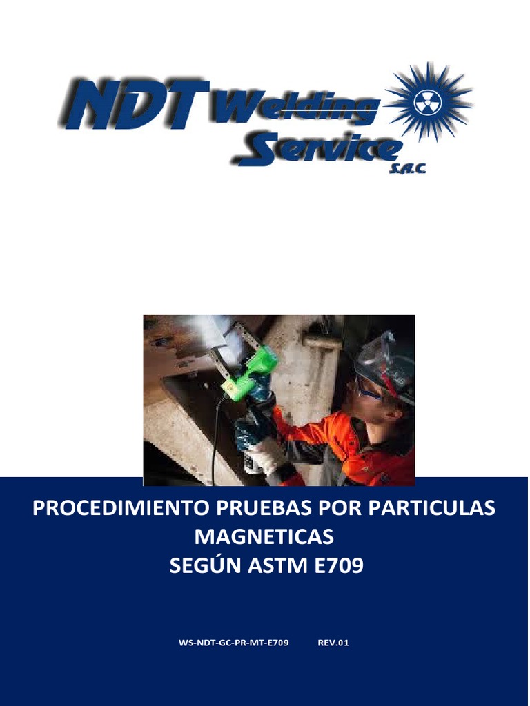 Procedimiento de Pruebas ASTM E709 | PDF | Prueba (evaluación ...
