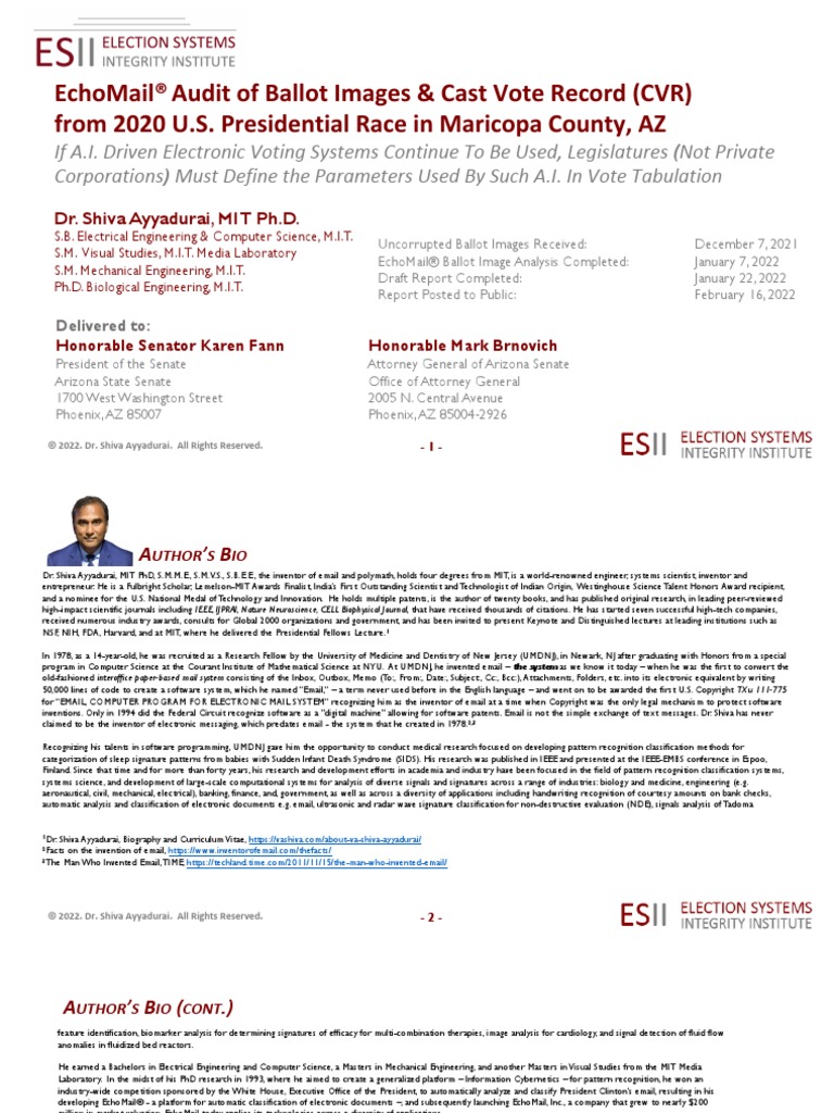 EchoMail ESII Ballot Images Analysis Maricopa County.pdf