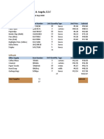 MS Excel Activity 10 -Output