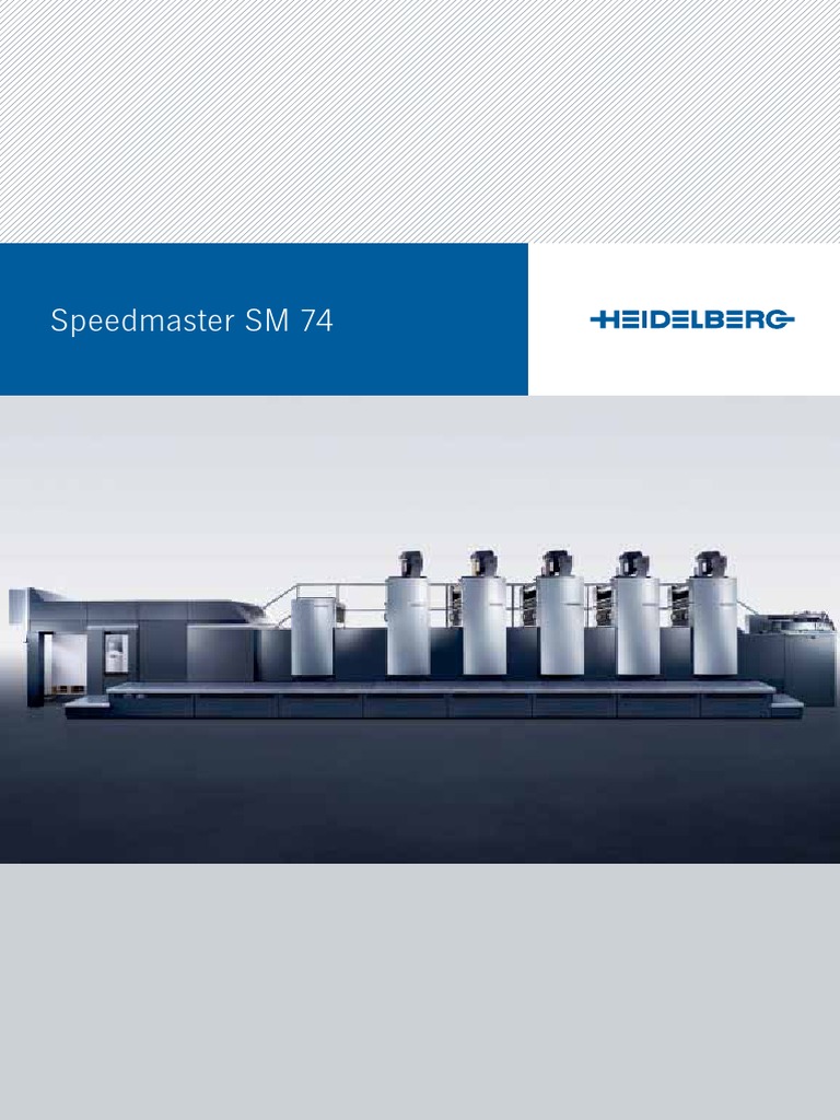 Heidelberg SM74 Series ENG | PDF | Length