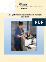 Manual de uso y manejo de Estufa Mejorada 