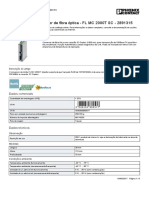 Conversor Com Conector de Fibra Óptica - FL MC 2000T SC - 2891315