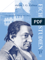 Fichte-Studien - Sittenlehre J. G. Fichtes 1798 - 1812