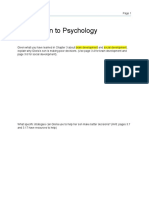 Introduction To Psychology: Type Your Name Here