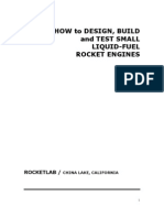 How to Design Build and Test Small Liquid-Fuel Rocket Engines