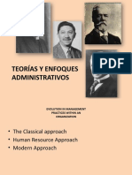 Teorías Y Enfoques Administrativos