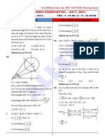 2507 Mathematics Paper With Solutions Morning