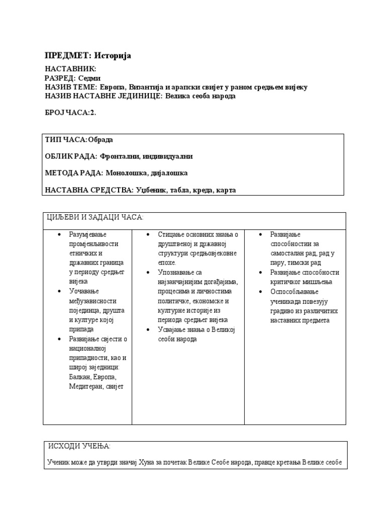 2. Велика сеоба народа | PDF