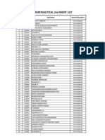 B.E. Aeronautical 2ND List