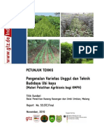 Pengenalan Varietas Unggul Dan Teknik Budidaya Ubi Kayu: Petunjuk Teknis