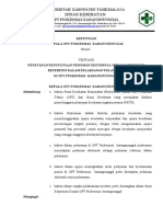 295 SK Penetapan Dokumen Ekternal Sebagai Pedoman Pelaksanaan Pelayanan