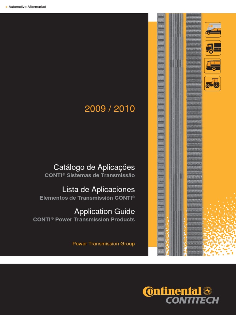 Catalogo Contitech 2009 2010 1 | PDF | Turbocompressor | Bomba