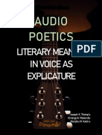 Audio Poetics Literary Meaning in Voice As Explicature by Kanyi Thiongo