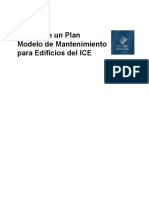 Diseño Plan Modelo Mantenimiento Edificios PDF