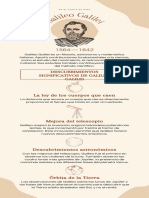 Canela Orgánico Natural Galileo Galilei Astronomía Infografía