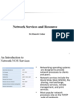 Network Services and Resource: DR - Moneeb Gohar