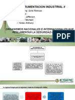 Organismos reguladores de seguridad industrial a nivel internacional y nacional