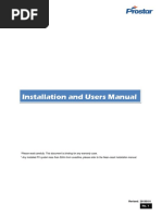 Prostar Solar Module Installation Manual (EN)