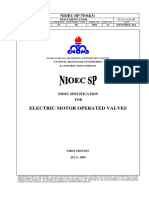 Electric Motor Operated Valves: NIOEC-SP-70-04